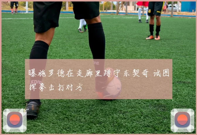 曝施罗德在走廊里蹲守东契奇 试图挥拳击打对方